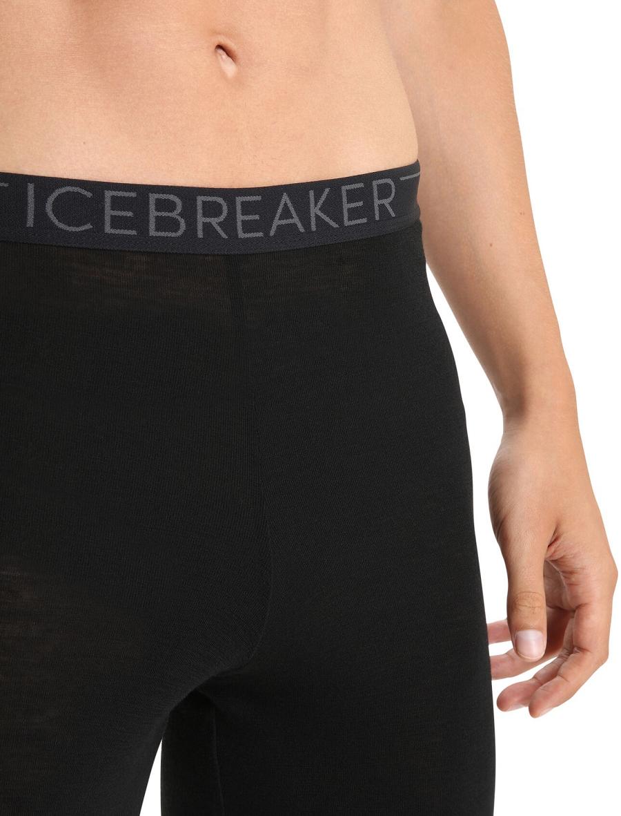 Base Layers Icebreaker Merino 175 Everyday Thermal Leggings Homme Noir | FR 1401LISH